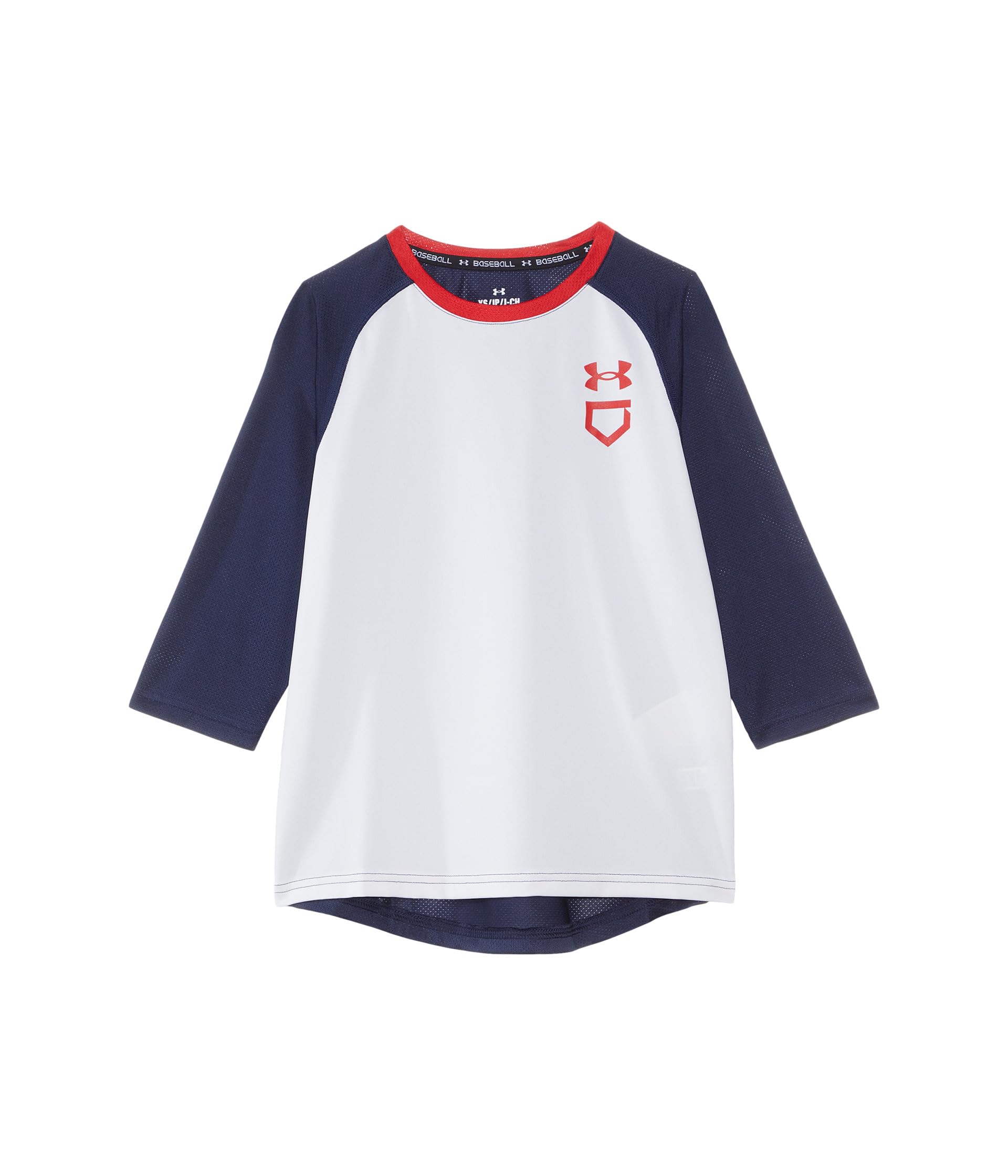 Рубашка Under Armour Kids Utility 3/4 Performance Shirt, цвет White/Midnight Navy/Red
Рубашка Under Armour Kids Utility 3/4 Performance Shirt, цвет White/Midnight Navy/Red
