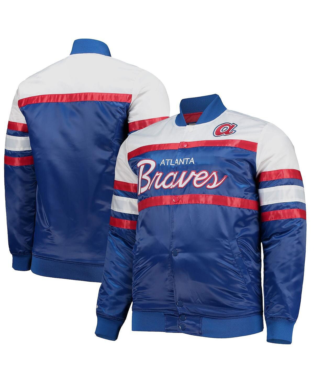 Мужская темно-синяя куртка красного цвета atlanta braves big and tall coaches satin full-snap jacket Mitchell & Ness, мульти
Мужская темно-синяя куртка красного цвета atlanta braves big and tall coaches satin full-snap jacket Mitchell & Ness, мульти