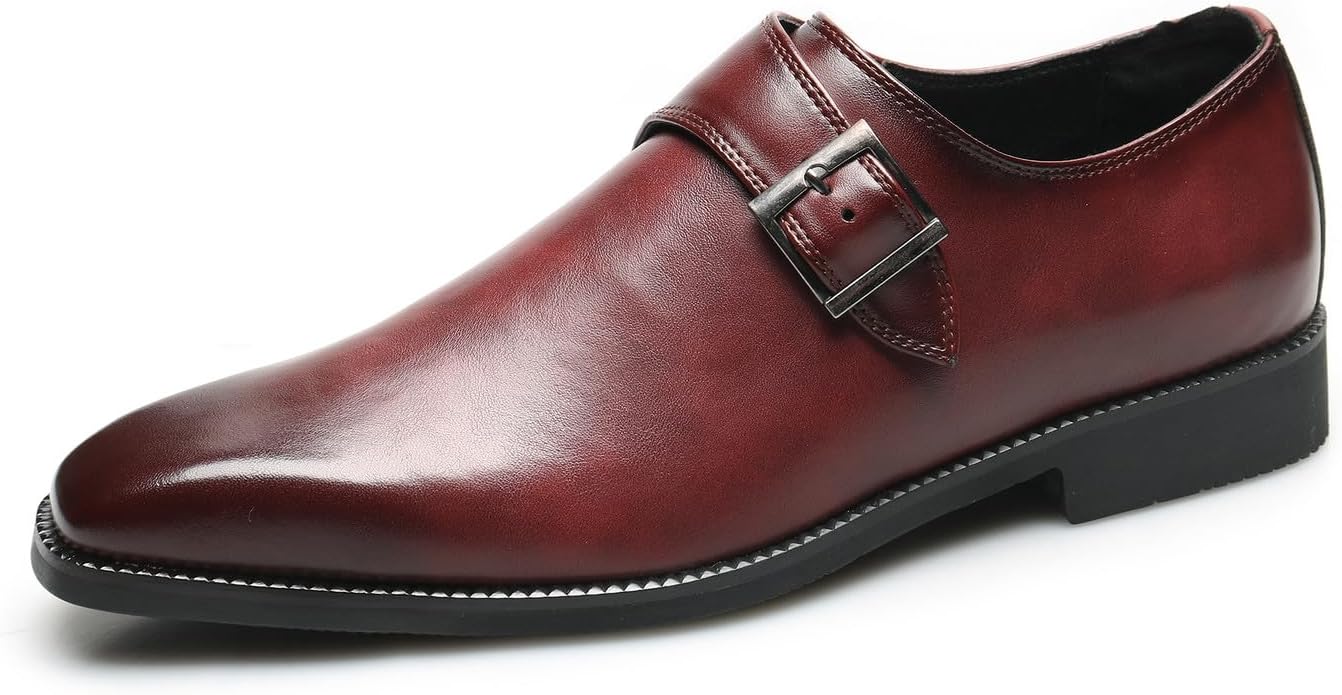 Мужские лоферы Santimon, слипоны с пряжкой, формальные кожаные туфли для ходьбы, повседневные свадебные модные туфли под смокинг для мужчин, красный
Мужские лоферы Santimon, слипоны с пряжкой, формальные кожаные туфли для ходьбы, повседневные свадебные модные туфли под смокинг для мужчин, красный