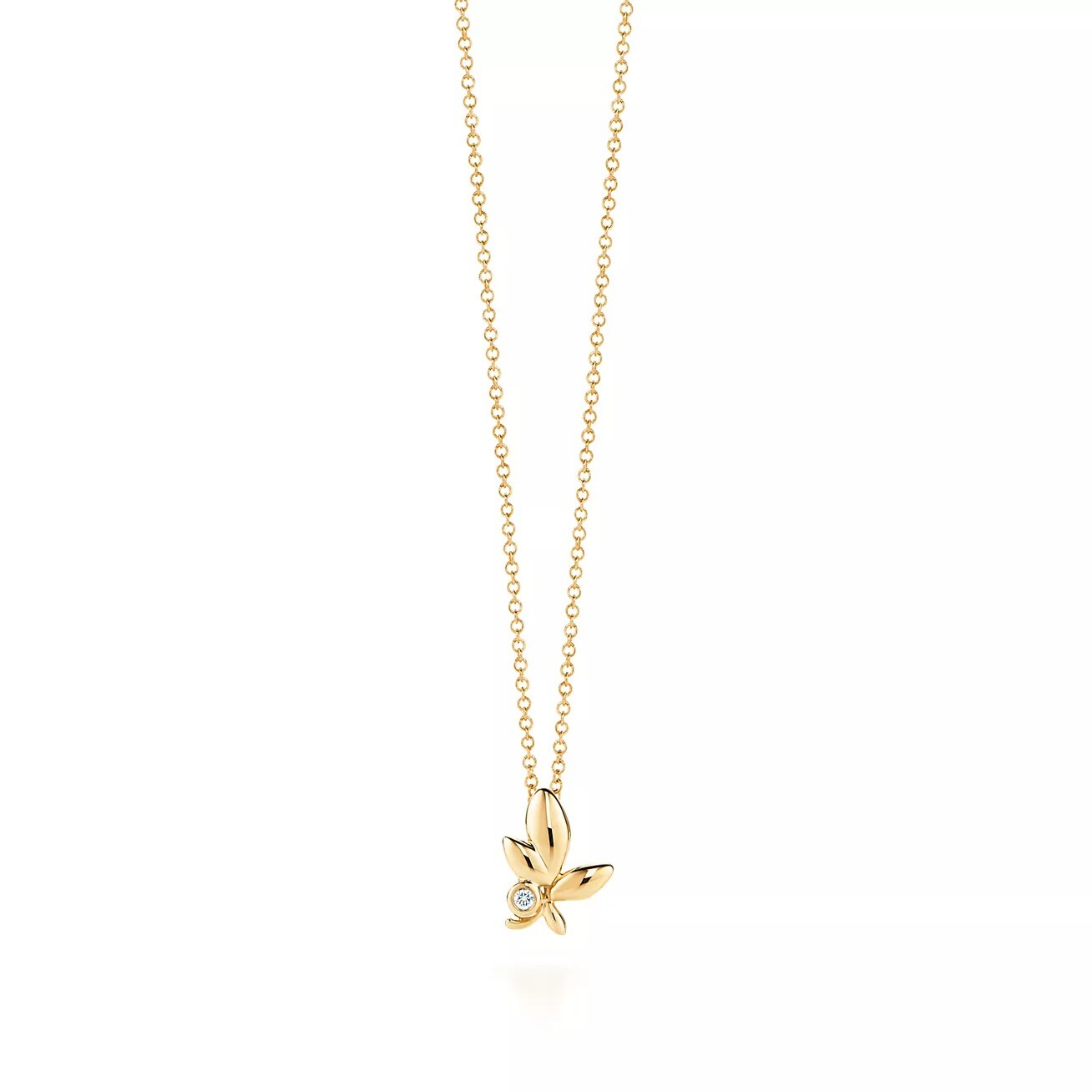 Колье Tiffany & Co. x Paloma Picasso Olive Leaf, золото/бриллиант
Колье Tiffany & Co. x Paloma Picasso Olive Leaf, золото/бриллиант