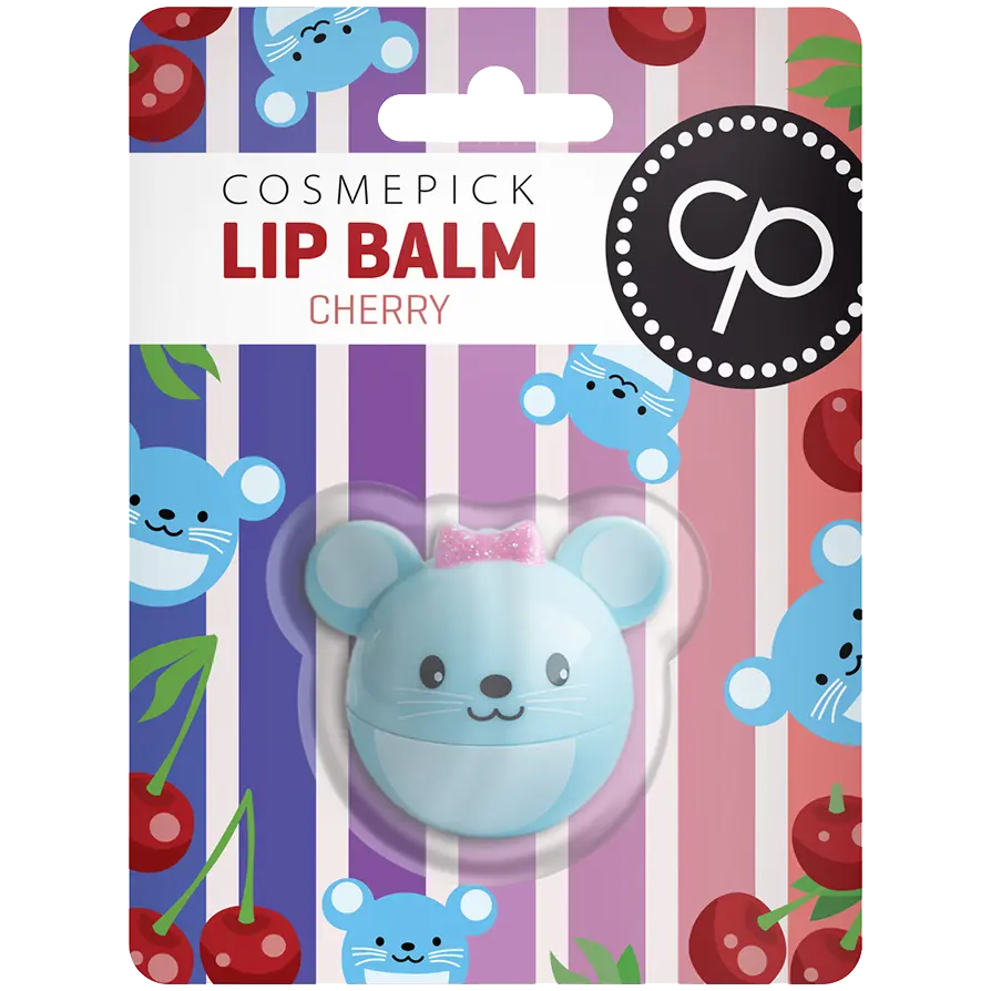 Cosmepick Cherry Mouse бальзам для губ, 6 г
Cosmepick Cherry Mouse бальзам для губ, 6 г