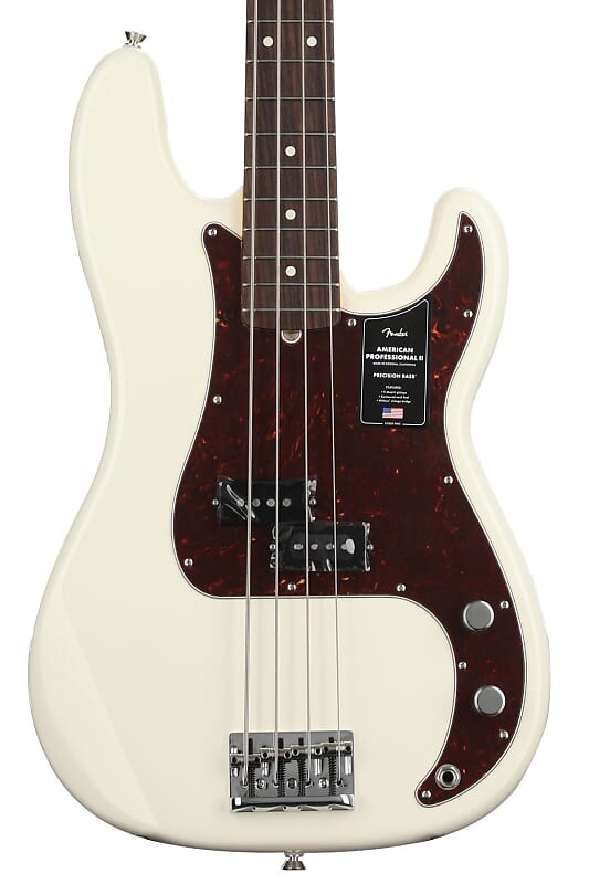 Бас-гитара Fender American Professional II Precision Bass — олимпийский белый с накладкой из палисандра 0193930705
Бас-гитара Fender American Professional II Precision Bass — олимпийский белый с накладкой из палисандра 0193930705