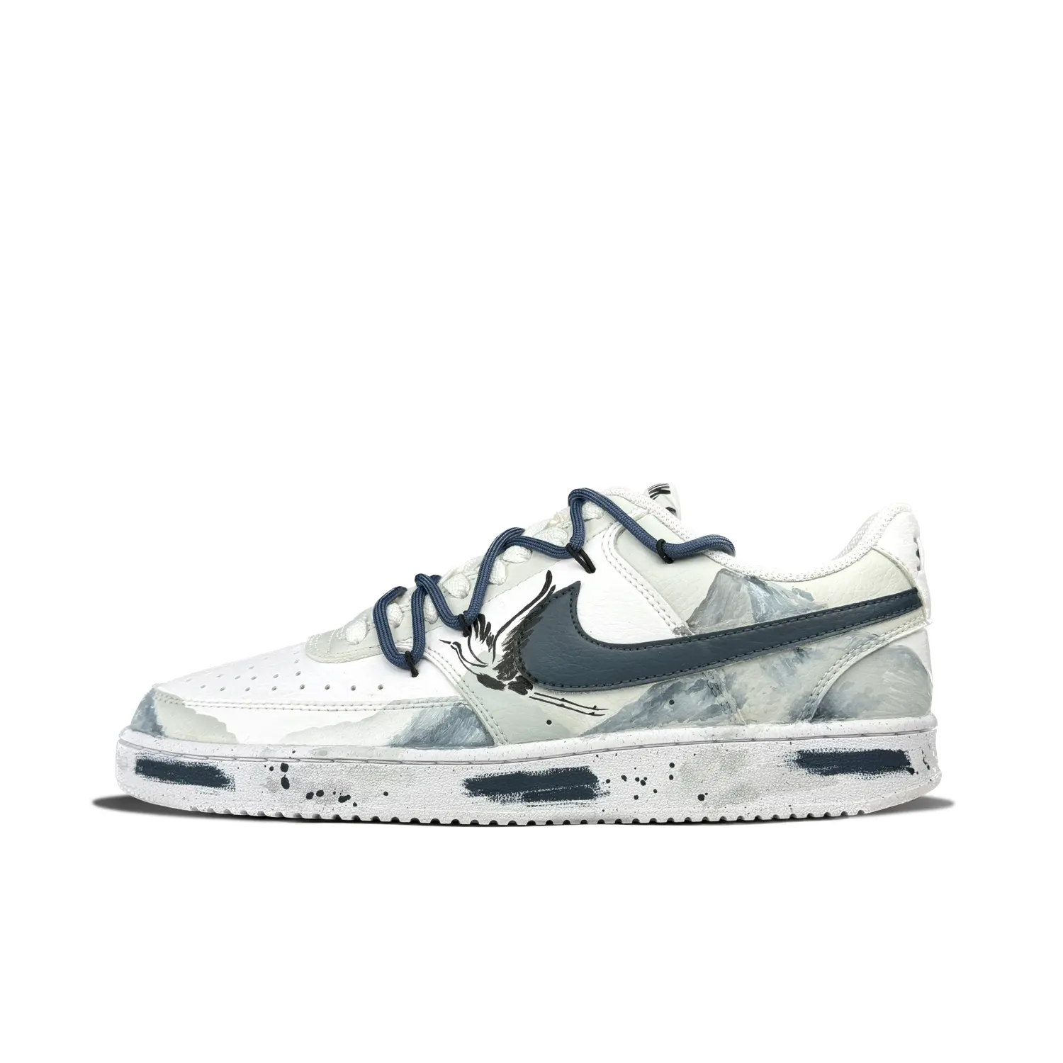 Кроссовки Nike Court Vision 1 Skateboarding Shoes Women's Low-top Beige / Navy Blue, темно-синий
Кроссовки Nike Court Vision 1 Skateboarding Shoes Women's Low-top Beige / Navy Blue, темно-синий