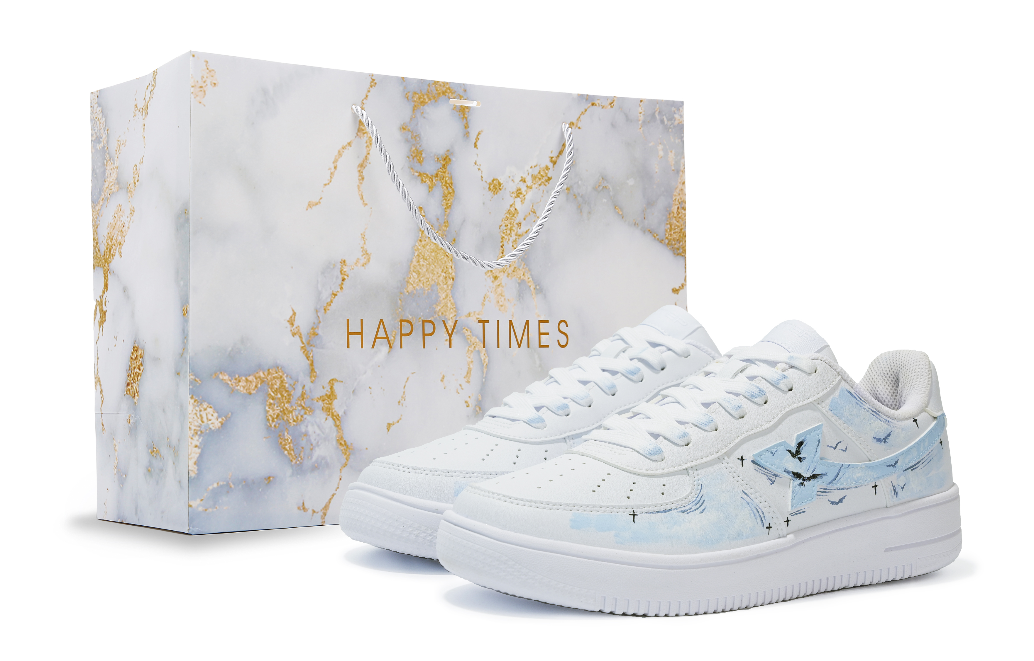 XTEP Низкие кроссовки для скейтбординга Air Force One с амортизацией и износостойким покрытием, мужские, белые, синие 
XTEP Низкие кроссовки для скейтбординга Air Force One с амортизацией и износостойким покрытием, мужские, белые, синие