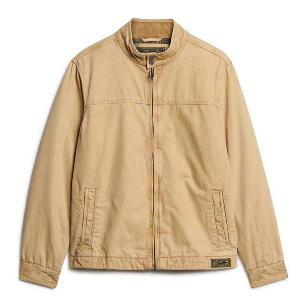 Куртка Superdry Classic Harrington, бежевый 
Куртка Superdry Classic Harrington, бежевый