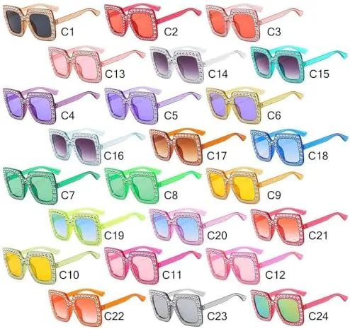 Солнцезащитные очки большого размера с кристаллами, стразами, квадратной оправой и бриллиантами, ретро-стиль, сверкающие очки в крупной оправе, 2026 год MTZJH, C24
Солнцезащитные очки большого размера с кристаллами, стразами, квадратной оправой и бриллиантами, ретро-стиль, сверкающие очки в крупной оправе, 2026 год MTZJH, C24