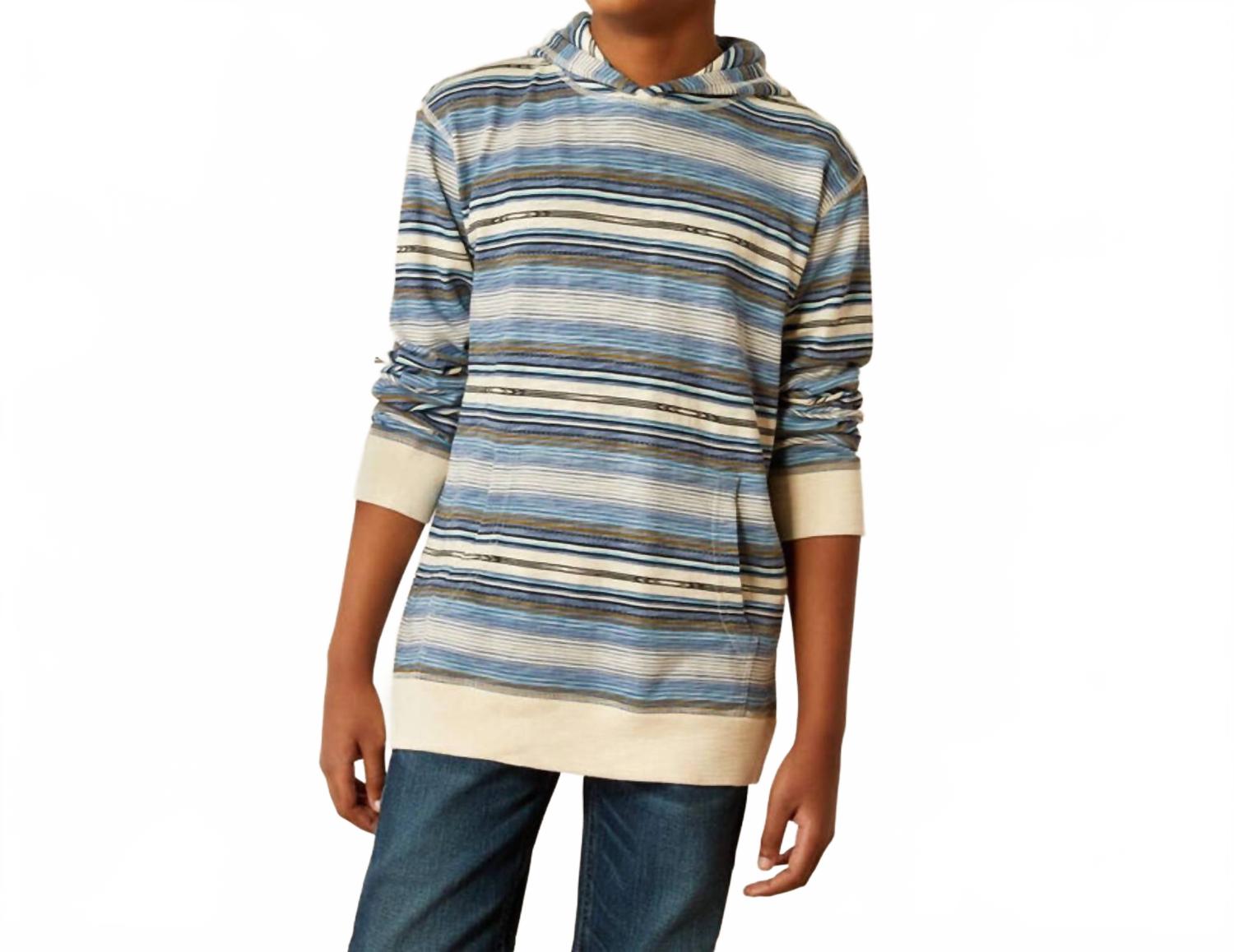 Мальчиковый худи в ретро-полоску бежевого цвета ARIAT
Мальчиковый худи в ретро-полоску бежевого цвета ARIAT