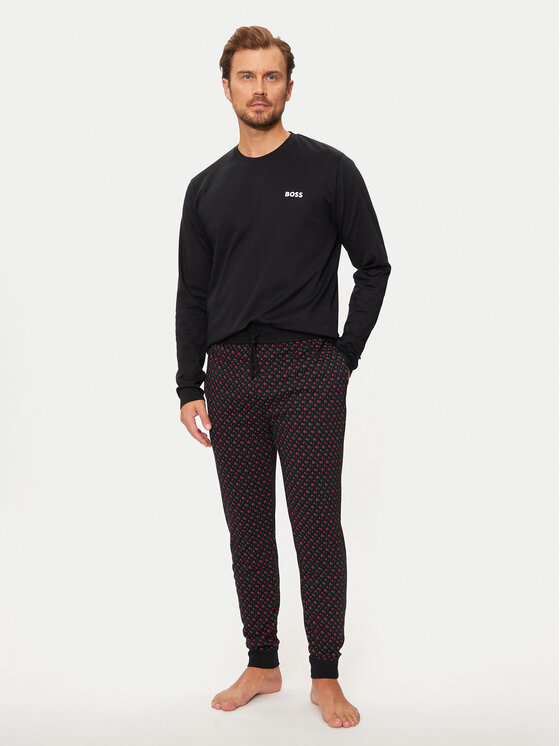 Пижама свободного кроя Boss, черный
Пижама свободного кроя Boss, черный
