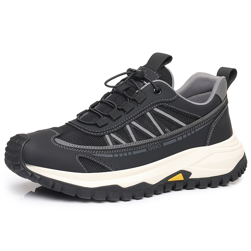 GIHO Дышащие мужские низкие кеды повседневные черные, цвет Black
GIHO Дышащие мужские низкие кеды повседневные черные, цвет Black