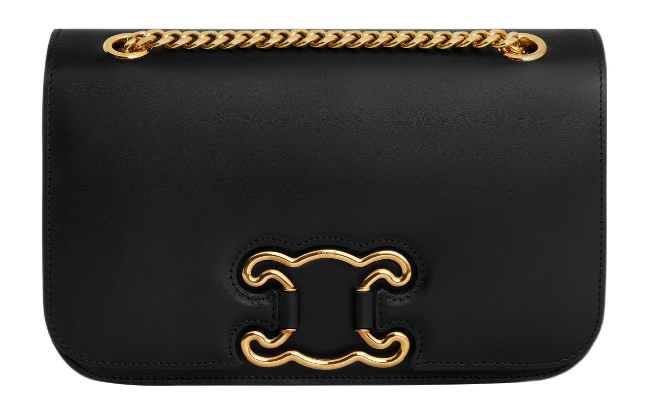 CELINE Сумка через плечо Triomphe Shiny Calfskin 
CELINE Сумка через плечо Triomphe Shiny Calfskin