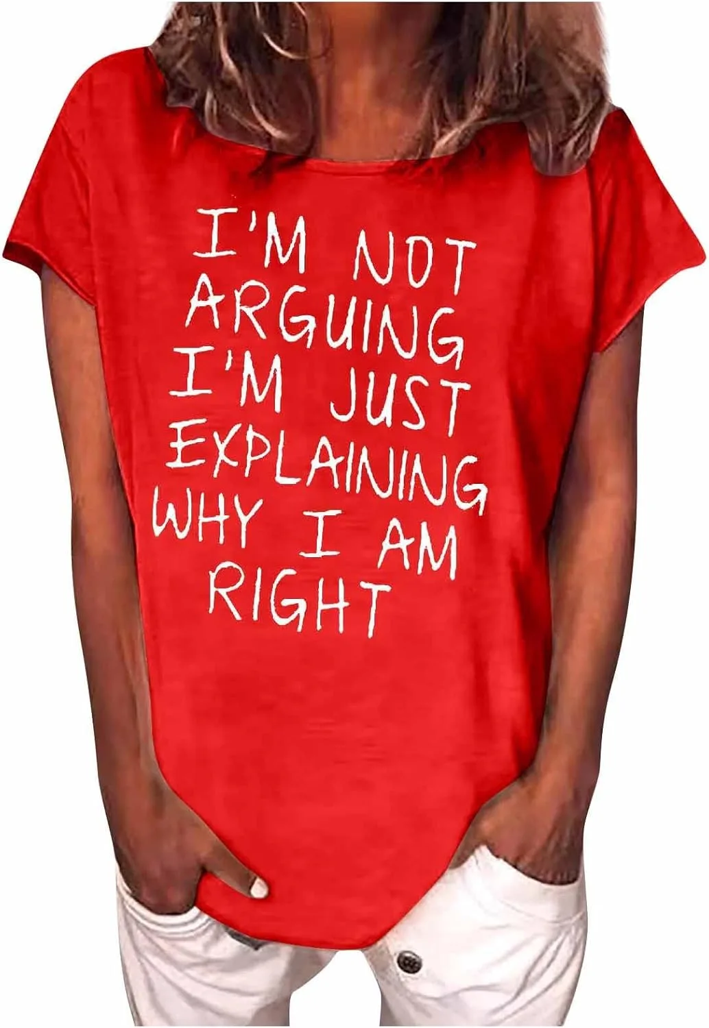 Женская футболка с коротким рукавом и принтом OSFVNOXV
Женская футболка с коротким рукавом и принтом OSFVNOXV