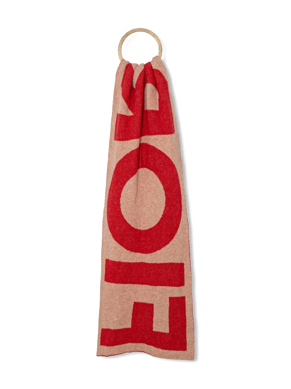 Шарф вязки интарсия Fiorucci, красный
Шарф вязки интарсия Fiorucci, красный