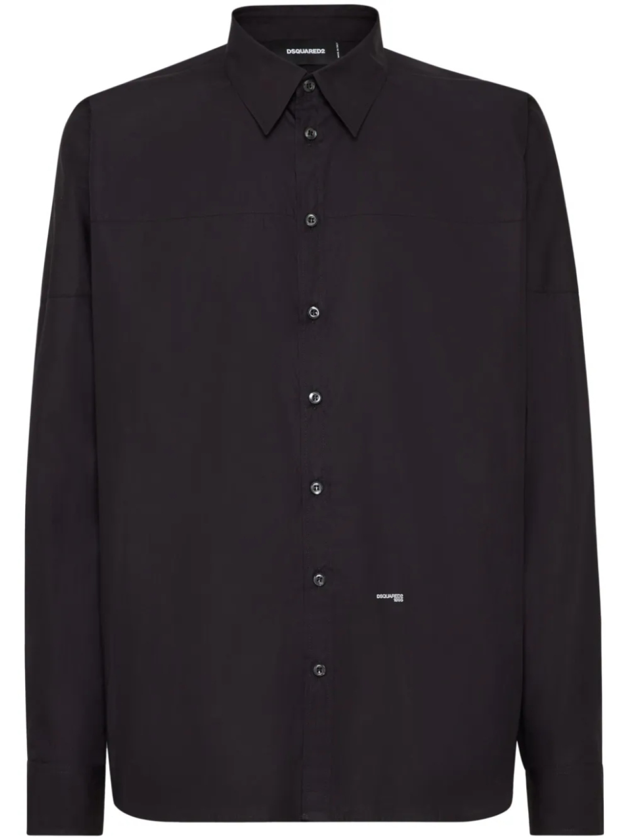 DSQUARED2 рубашка с приспущенными плечами, черный
DSQUARED2 рубашка с приспущенными плечами, черный