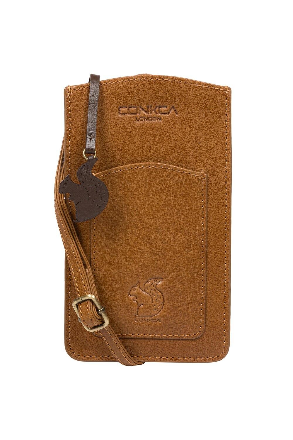 Кожаная сумка для телефона через плечо 'Siren' Conkca London, коричневый
Кожаная сумка для телефона через плечо 'Siren' Conkca London, коричневый
