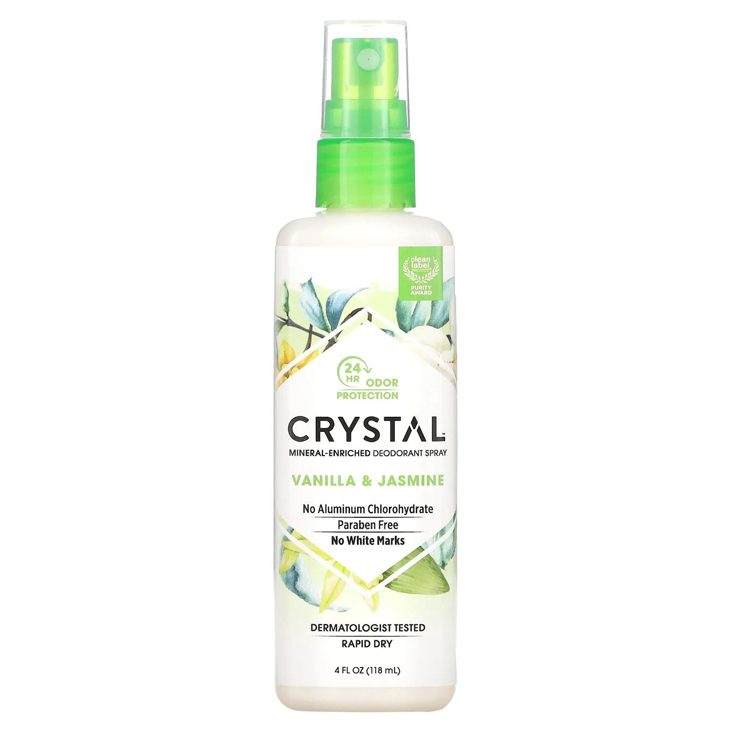 Crystal Body Deodorant Mineral Deodorant Spray Vanilla Jasmine 4 fl oz (118 ml)
Crystal Body Deodorant Mineral Deodorant Spray Vanilla Jasmine 4 fl oz (118 ml)