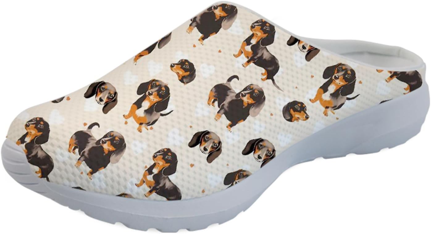 Женские мюли Forchrinse South Indian Aztec с полоской, тапочки на плоской подошве с поддержкой свода стопы, для ходьбы, садовые сабо, легкие, Cute Dachshund
Женские мюли Forchrinse South Indian Aztec с полоской, тапочки на плоской подошве с поддержкой свода стопы, для ходьбы, садовые сабо, легкие, Cute Dachshund