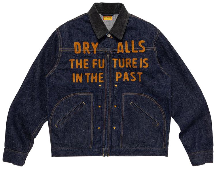 Рабочая джинсовая куртка на молнии Human Made, синий
Рабочая джинсовая куртка на молнии Human Made, синий