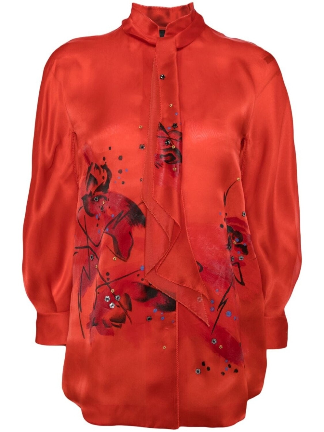 SHIATZY CHEN рубашка Libre Collection с воротником-стойкой, красный
SHIATZY CHEN рубашка Libre Collection с воротником-стойкой, красный