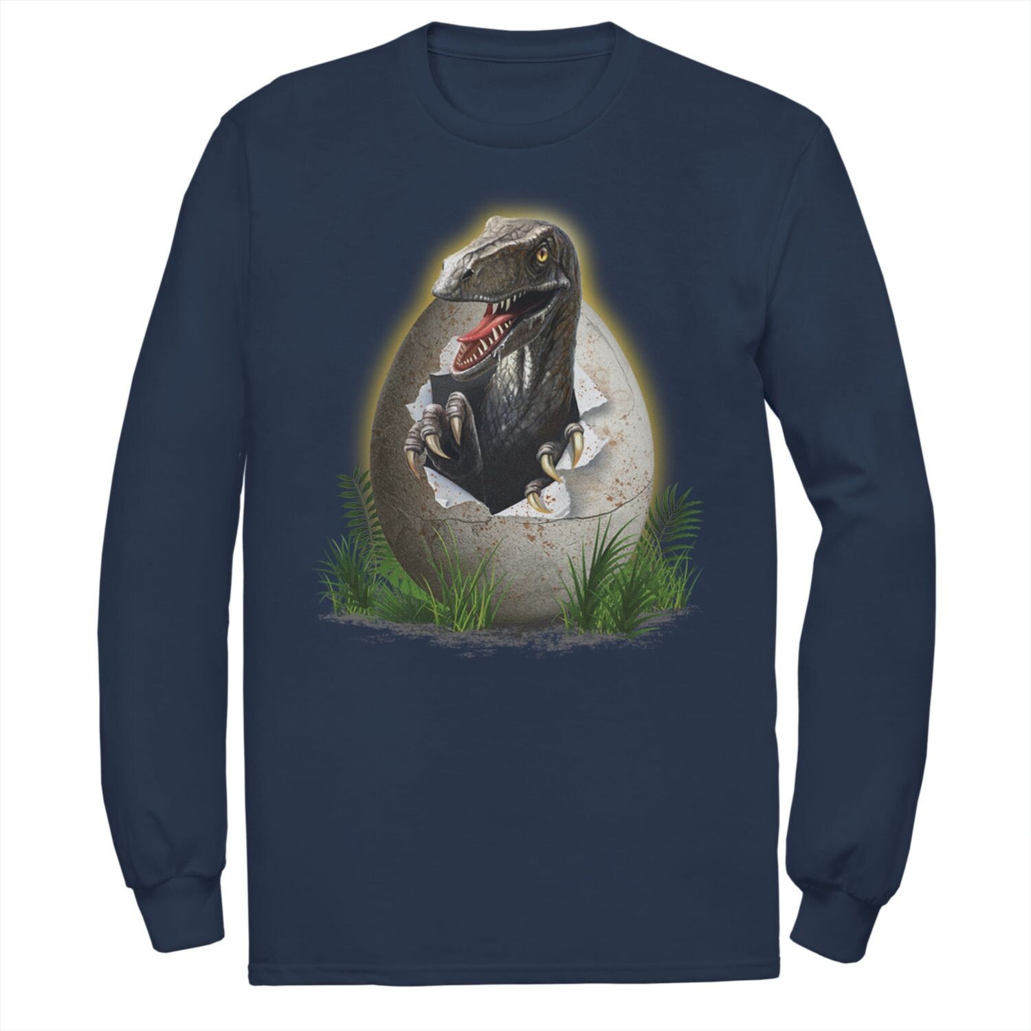 Мужская футболка с длинными рукавами и рисунком «Парк Юрского периода Raptor Breaking The Egg» Jurassic World
Мужская футболка с длинными рукавами и рисунком «Парк Юрского периода Raptor Breaking The Egg» Jurassic World