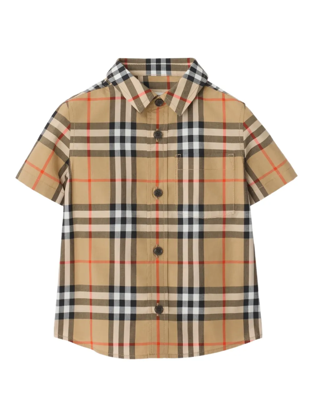 Клетчатая рубашка Burberry Kids, коричневый
Клетчатая рубашка Burberry Kids, коричневый