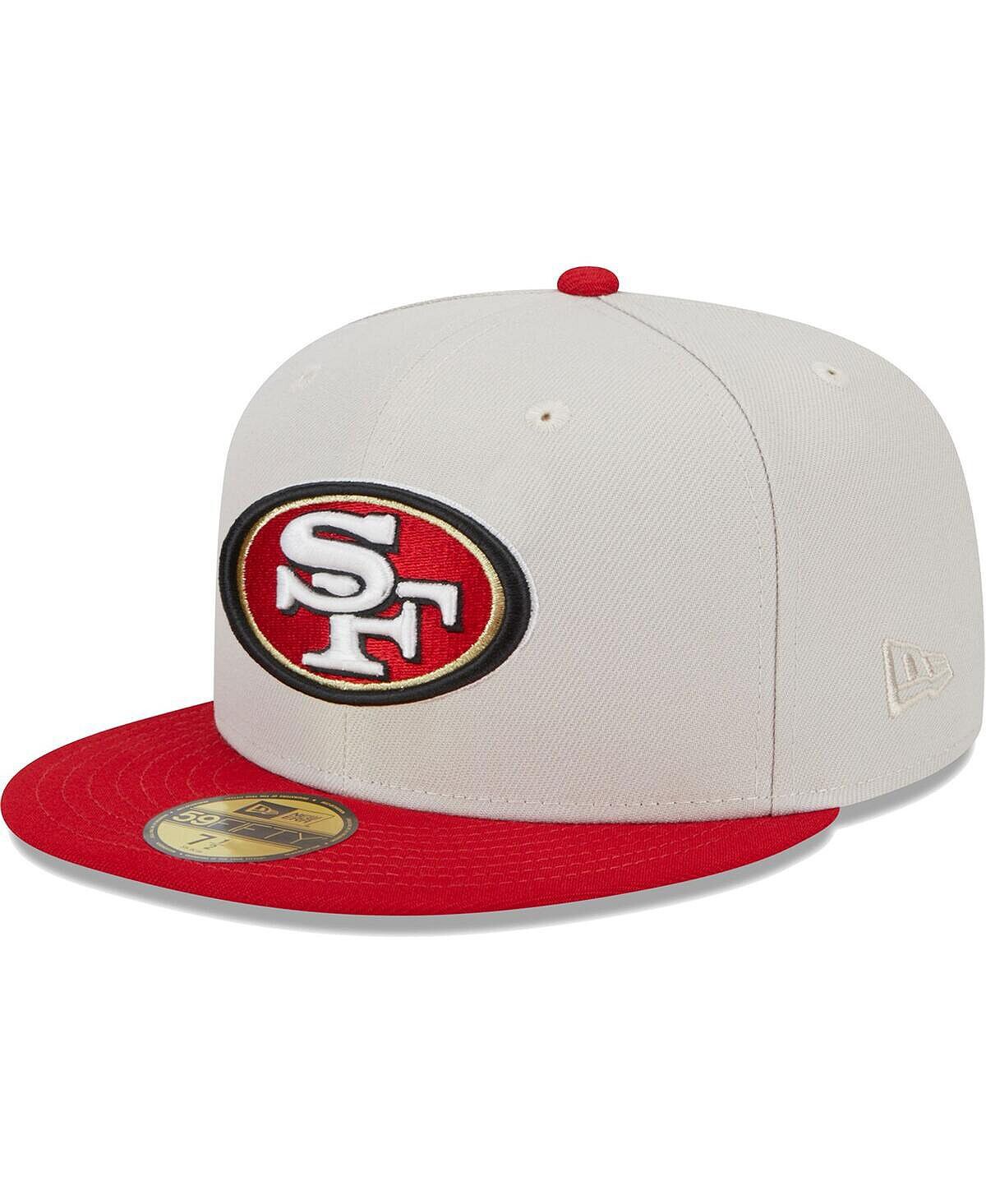 Мужская шляпа цвета хаки и алого цвета с нашивкой чемпионов Super Bowl San Francisco 49ers 59FIFTY. New Era
Мужская шляпа цвета хаки и алого цвета с нашивкой чемпионов Super Bowl San Francisco 49ers 59FIFTY. New Era