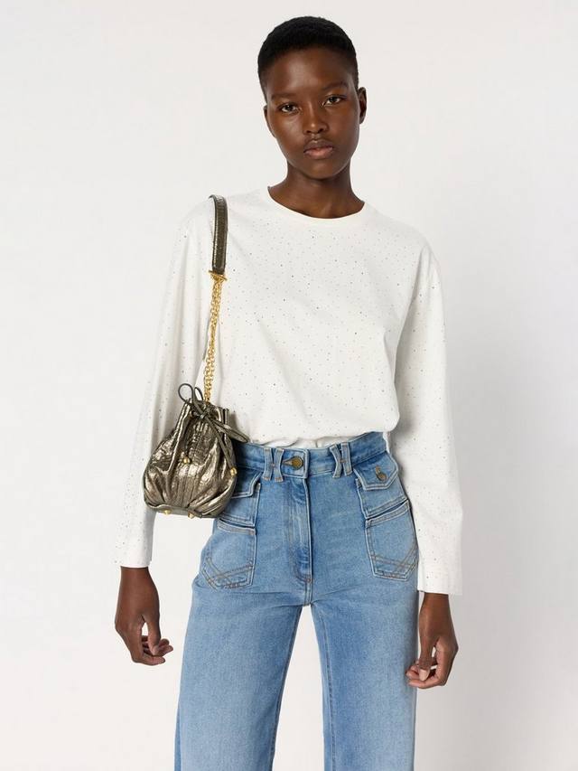 Хлопковая футболка Hermine с круглым вырезом Gerard Darel
Хлопковая футболка Hermine с круглым вырезом Gerard Darel