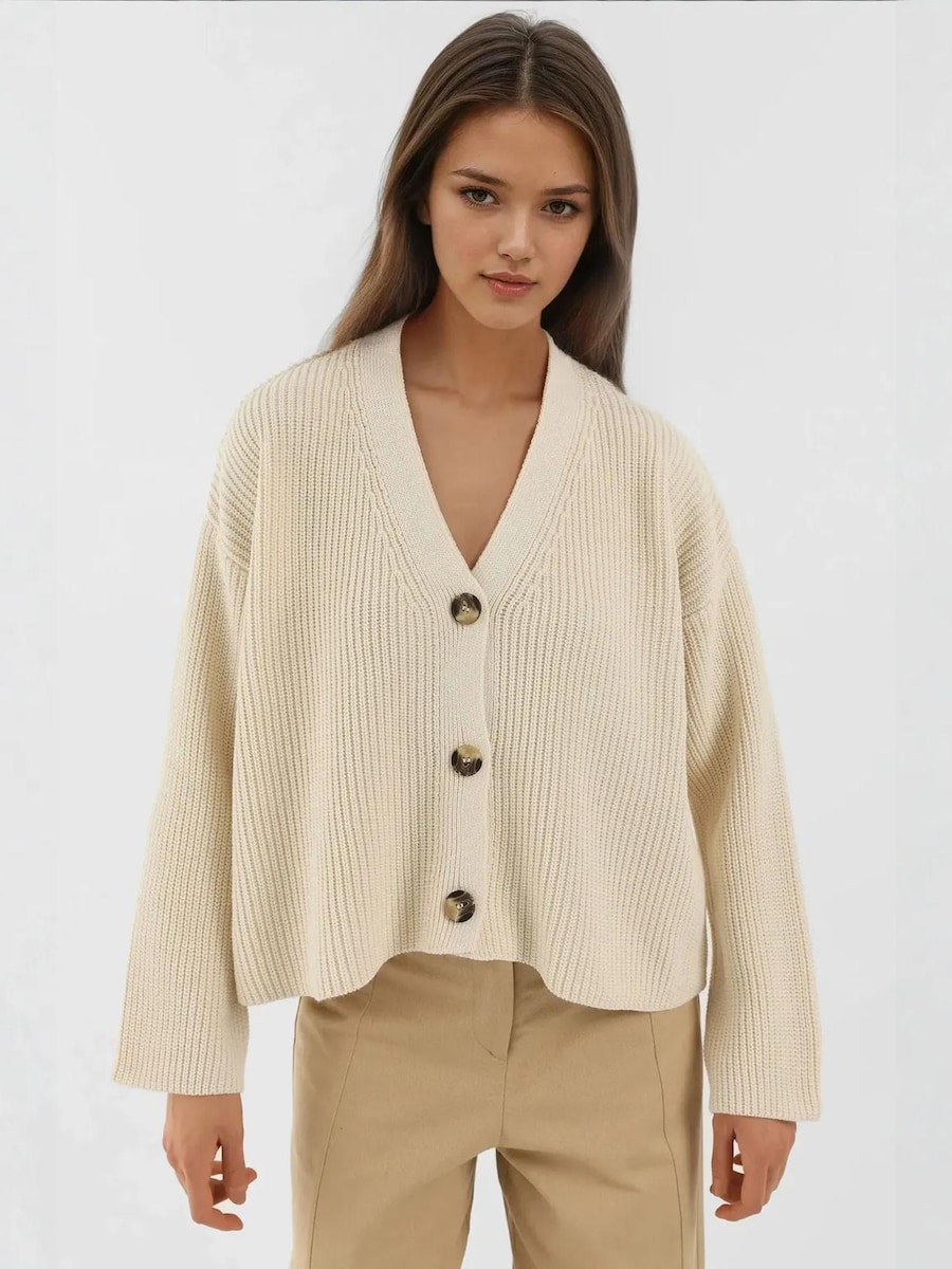 Вязаный кардиган Hiccup, Wool White
Вязаный кардиган Hiccup, Wool White