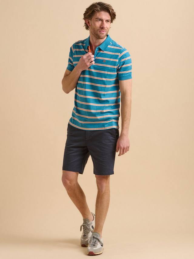 Облегающие шорты-чино из хлопчатобумажной смеси Brakeburn, темно-синий 
Облегающие шорты-чино из хлопчатобумажной смеси Brakeburn, темно-синий