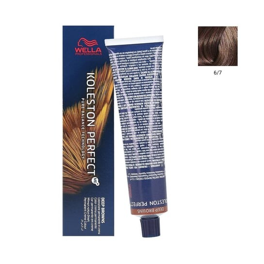 Краска для волос 6/7, 60 мл Wella Professionals, Koleston Perfect
Краска для волос 6/7, 60 мл Wella Professionals, Koleston Perfect
