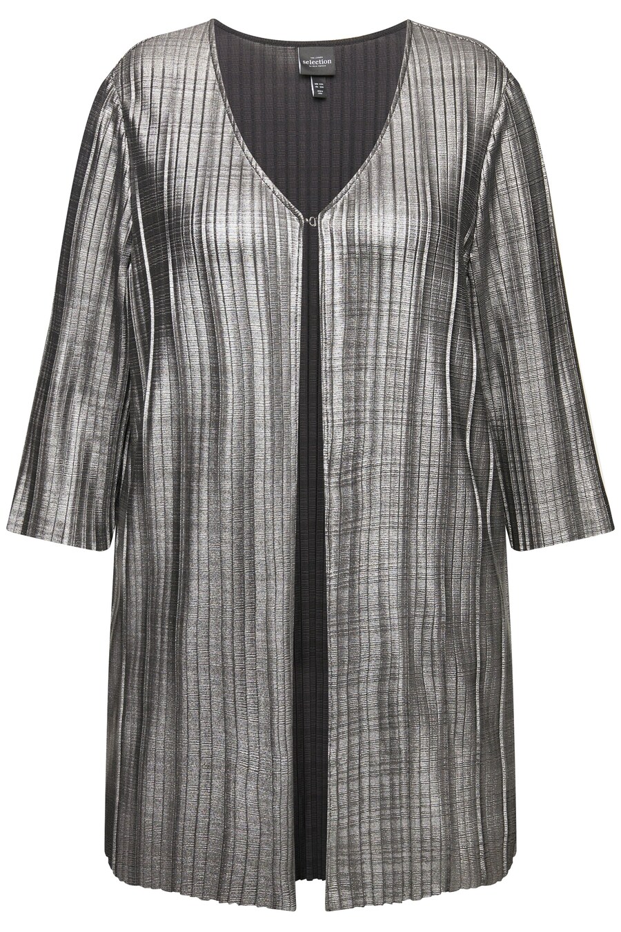 Вязаный кардиган Ulla Popken, серебряный
Вязаный кардиган Ulla Popken, серебряный