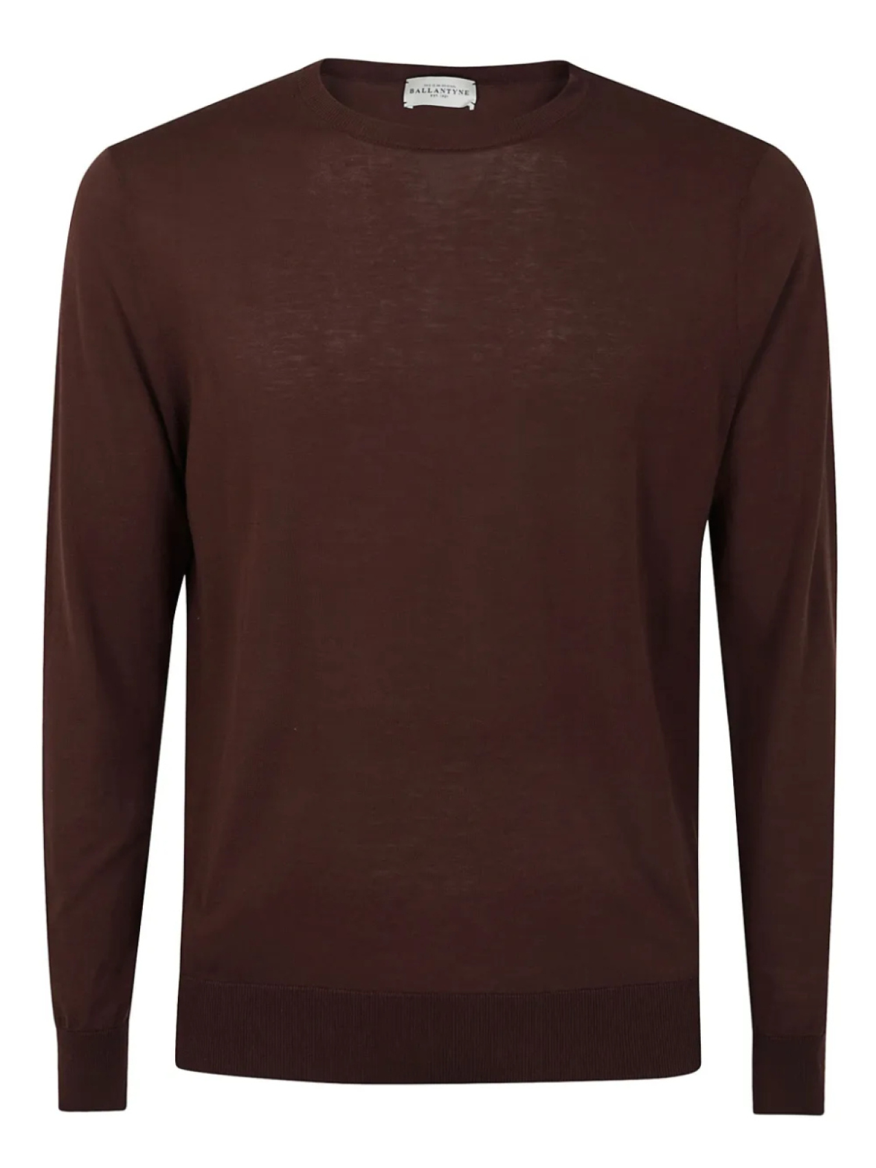 Джемпер тонкой вязки Ballantyne, коричневый 
Джемпер тонкой вязки Ballantyne, коричневый