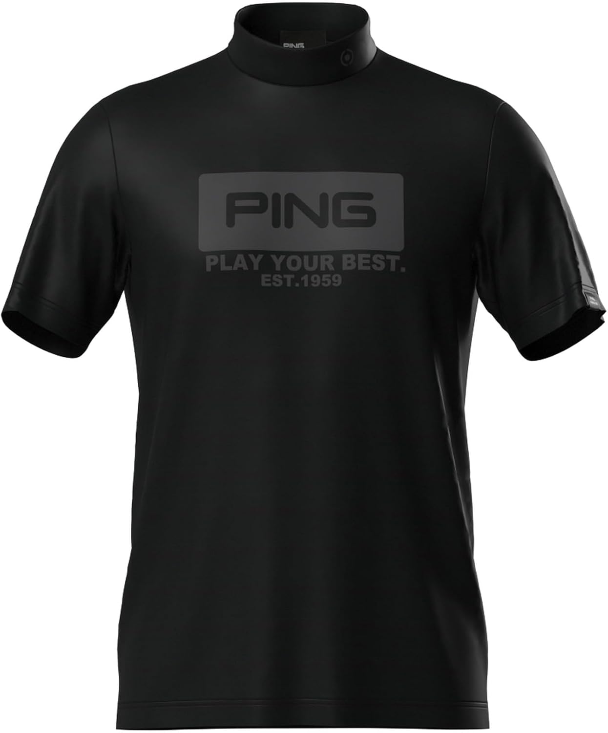 Мужская футболка с коротким рукавом и высоким воротником Ping Apparel (влагоотводящая, быстросохнущая, с защитой от УФ-излучения) 621-6167301, черный
Мужская футболка с коротким рукавом и высоким воротником Ping Apparel (влагоотводящая, быстросохнущая, с защитой от УФ-излучения) 621-6167301, черный