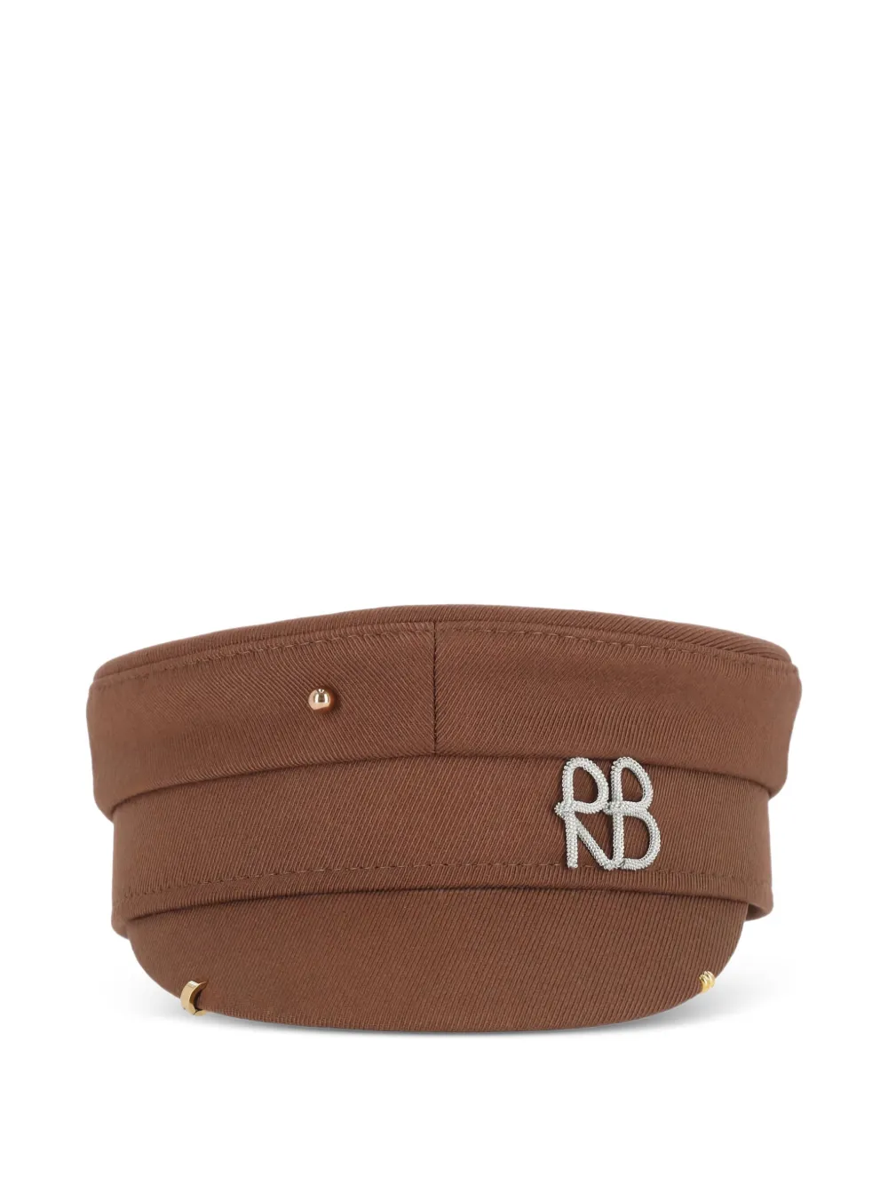 Украшенная изогнутая матросская фуражка Ruslan Baginskiy, коричневый
Украшенная изогнутая матросская фуражка Ruslan Baginskiy, коричневый