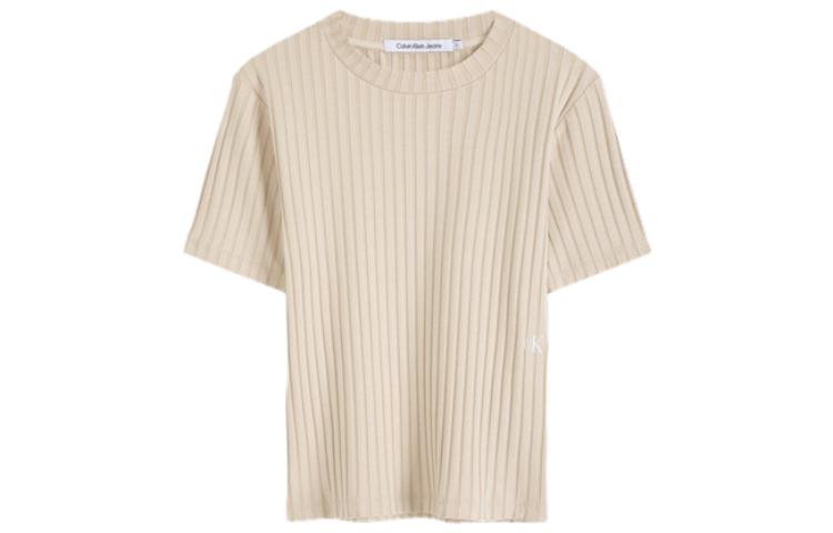 Футболка с заниженной линией плеча CALVIN KLEIN Oat Milk
Футболка с заниженной линией плеча CALVIN KLEIN Oat Milk