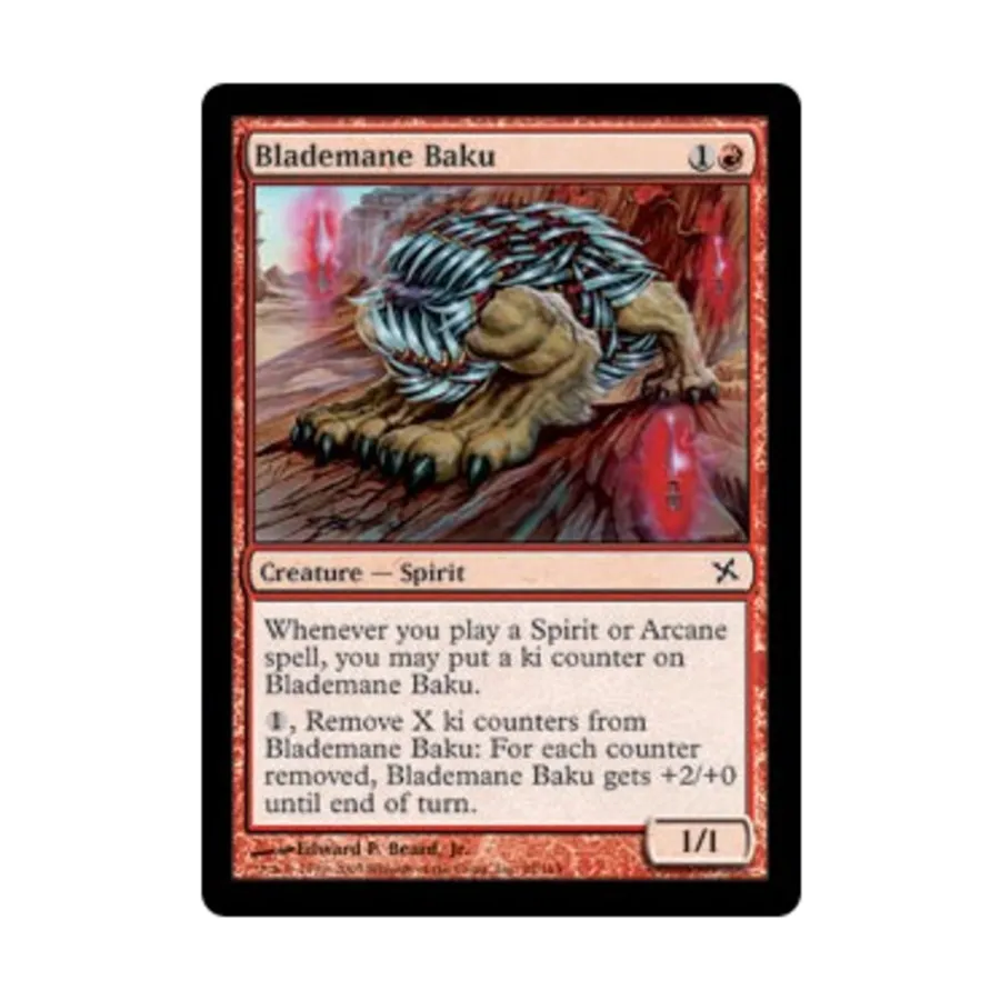 CCG Блейдмейн Баку (К), MTG - Betrayers of Kamigawa
CCG Блейдмейн Баку (К), MTG - Betrayers of Kamigawa