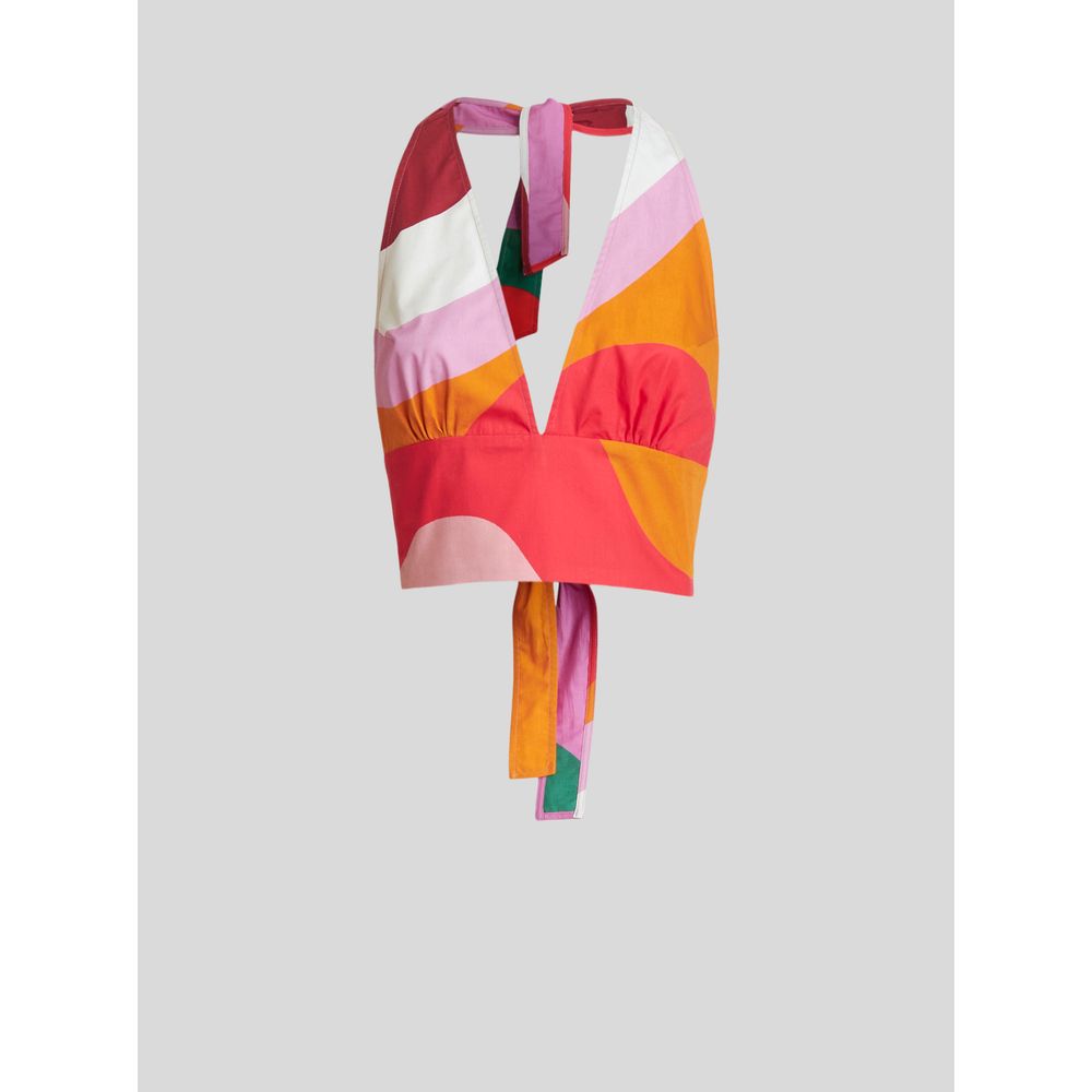 Топ с разноцветными волнами ETRO, оранжевый
Топ с разноцветными волнами ETRO, оранжевый