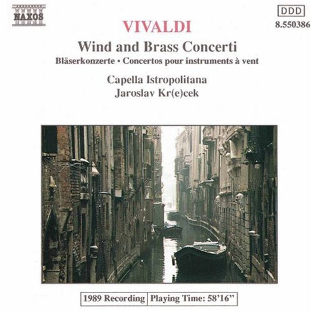 Диск CD Vivaldi: Wind and Brass Concerti - Antonio Vivaldi, Jaroslav Krcek, Capella Istropolitana
Диск CD Vivaldi: Wind and Brass Concerti - Antonio Vivaldi, Jaroslav Krcek, Capella Istropolitana