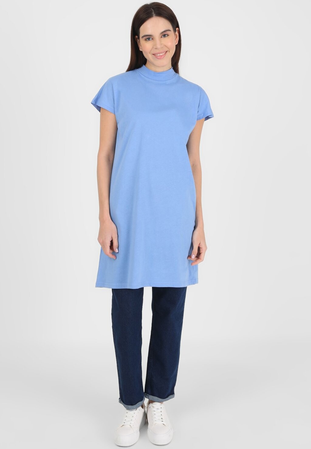 Базовая футболка Refka Basic Modanisa, синяя, Синий, Базовая футболка Refka Basic Modanisa, синяя
Базовая футболка Refka Basic Modanisa, синяя, Синий, Базовая футболка Refka Basic Modanisa, синяя