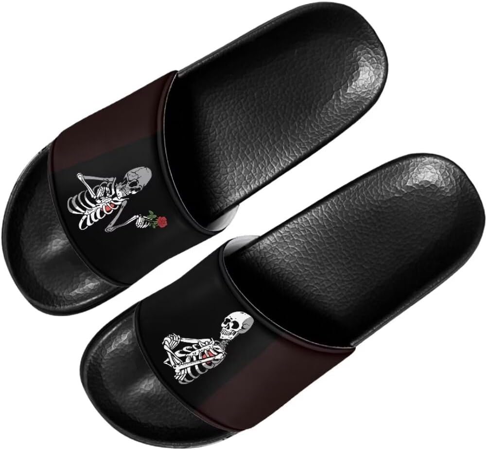 Унисекс тапочки Mumeson, домашняя обувь, летние нескользящие пляжные сандалии, легкие тапочки для дома и улицы, размеры США 5-11, Skeleton-2
Унисекс тапочки Mumeson, домашняя обувь, летние нескользящие пляжные сандалии, легкие тапочки для дома и улицы, размеры США 5-11, Skeleton-2