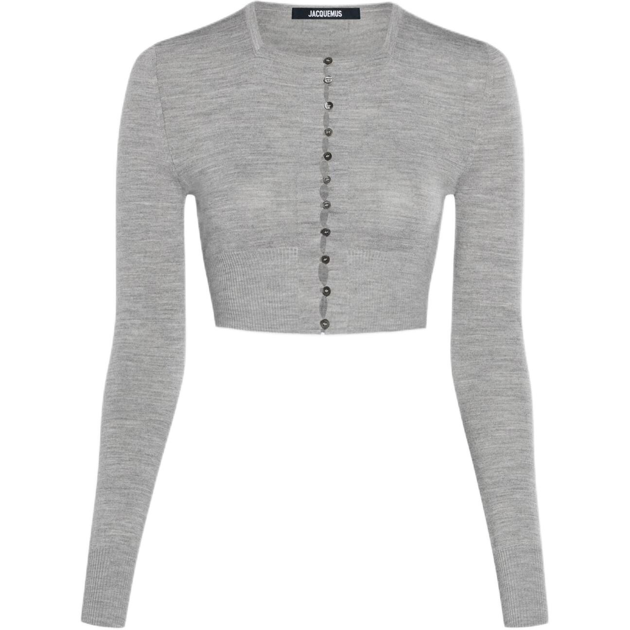 Свитер женский серый/серый Jacquemus 
Свитер женский серый/серый Jacquemus