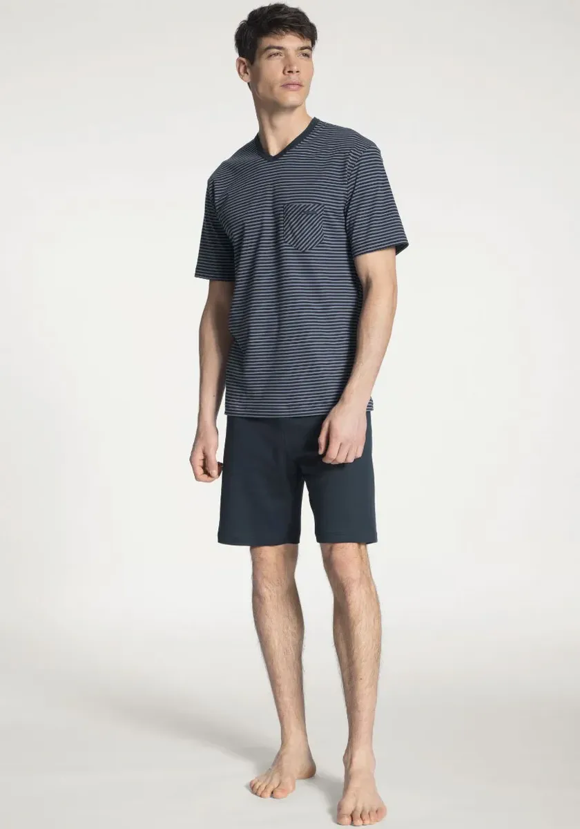 CALIDA Shorty "Relax Streamline", с топом с длинными рукавами в полоску, цвет Dark Sapphir
CALIDA Shorty "Relax Streamline", с топом с длинными рукавами в полоску, цвет Dark Sapphir