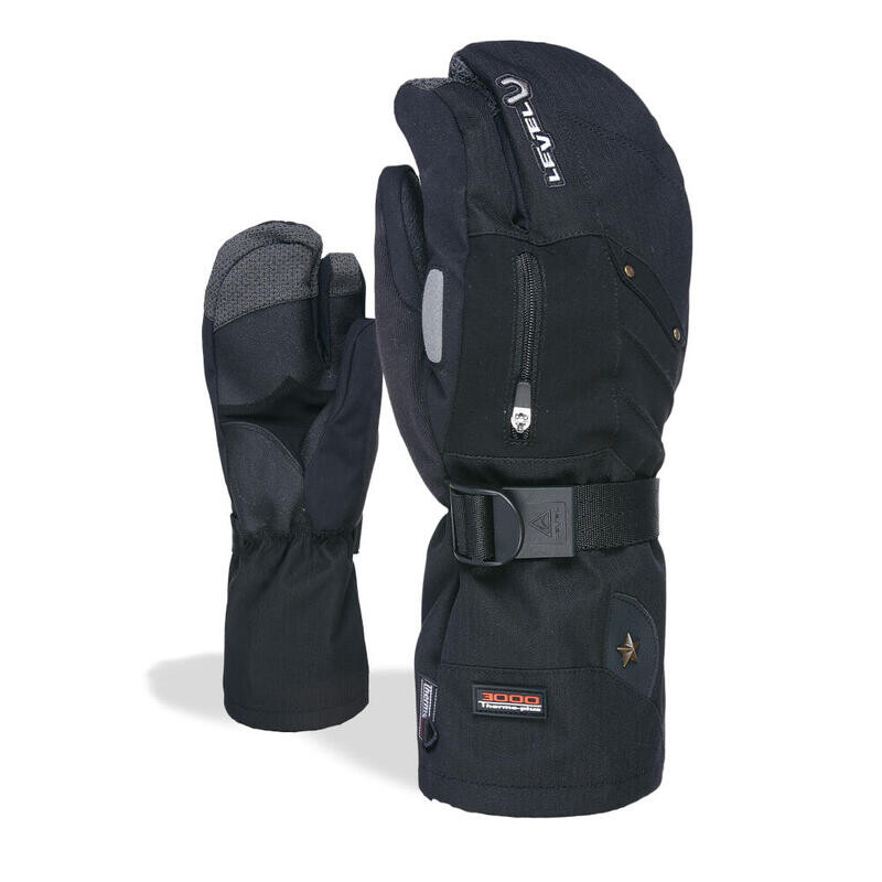 Водонепроницаемые лыжные перчатки Level, черный
Водонепроницаемые лыжные перчатки Level, черный