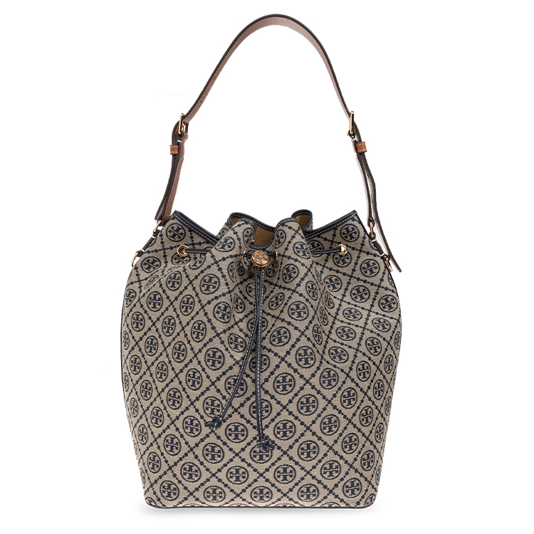 TORY BURCH Монограмма T из ткани с кожаной отделкой, ведерко, женская сумка через плечо обычного размера, бежевая
TORY BURCH Монограмма T из ткани с кожаной отделкой, ведерко, женская сумка через плечо обычного размера, бежевая