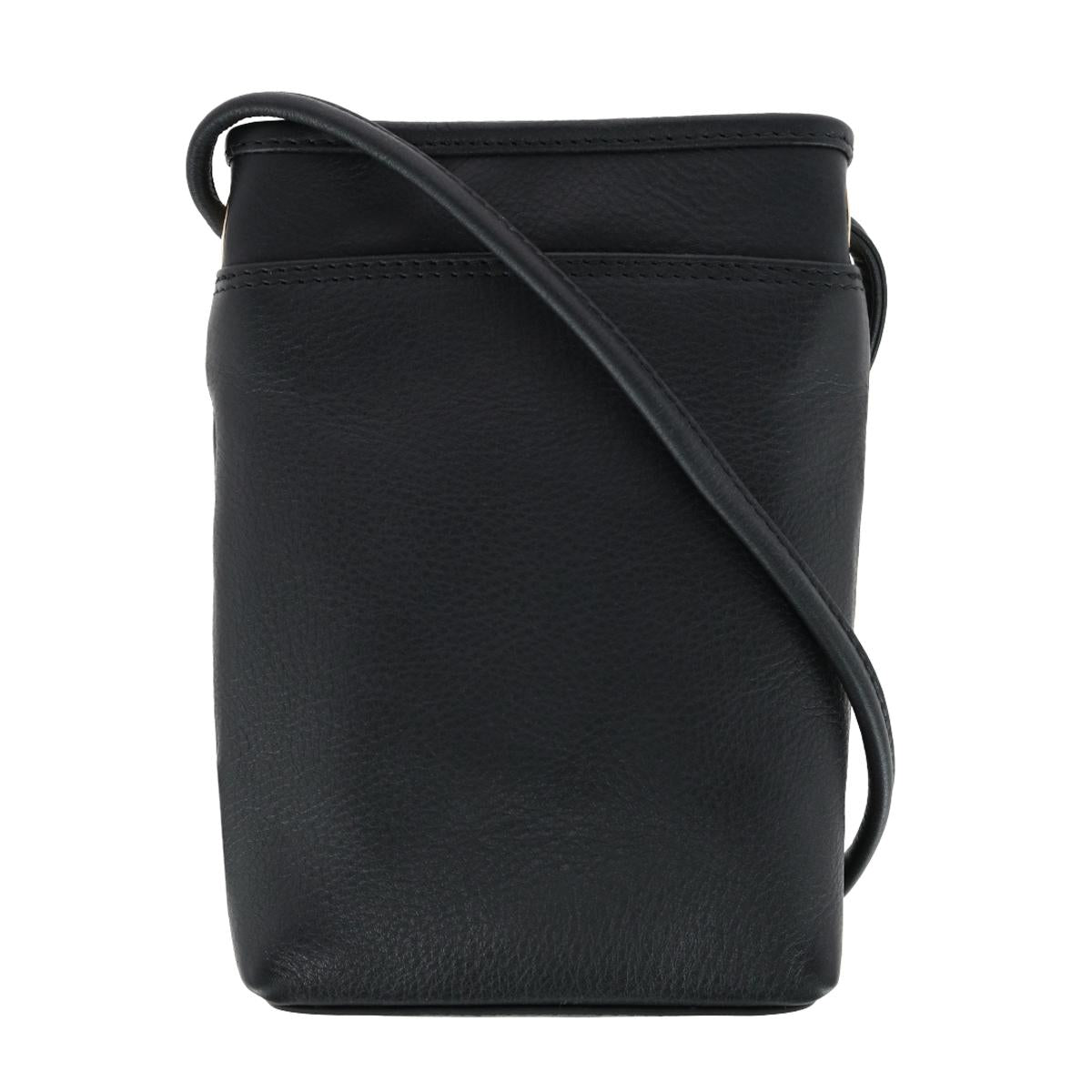 Женская мини-сумка через плечо из зернистой кожи с открытым верхом CTM, черный
Женская мини-сумка через плечо из зернистой кожи с открытым верхом CTM, черный