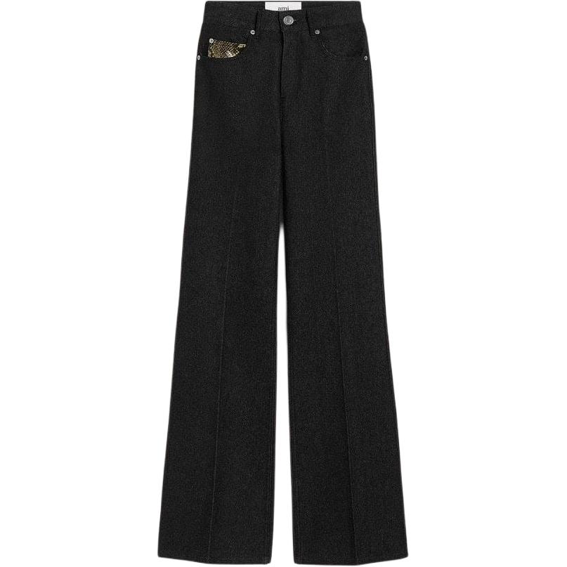 Ami Paris расклешенные джинсы AMIPARIS, черный/зеленый
Ami Paris расклешенные джинсы AMIPARIS, черный/зеленый
