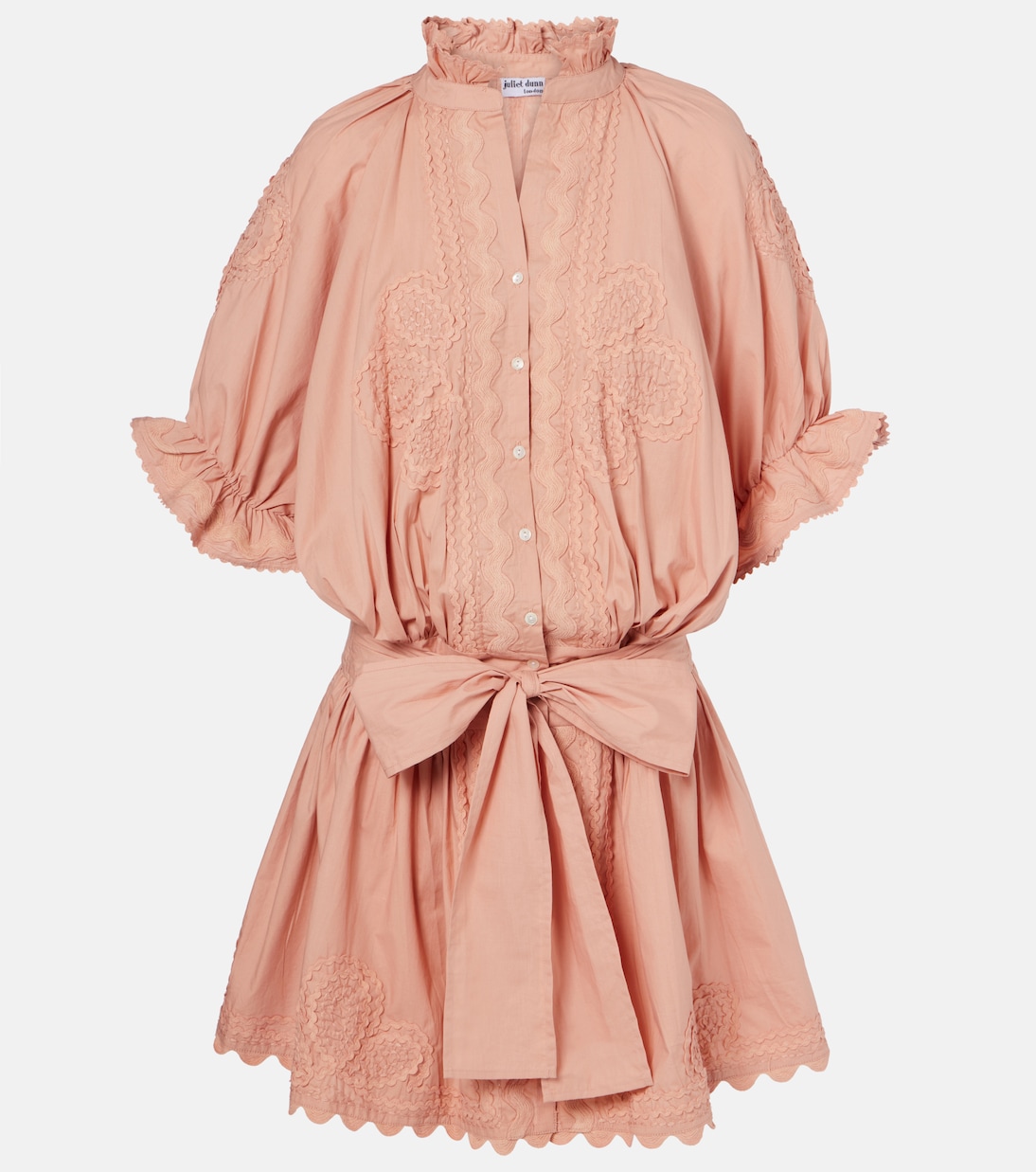 Мини-платье из хлопкового поплина с воланом Juliet Dunn, бронзовый
Мини-платье из хлопкового поплина с воланом Juliet Dunn, бронзовый