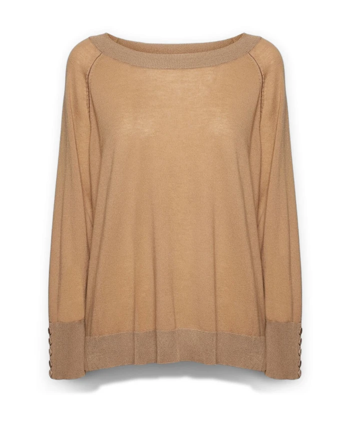 Мягкий пуловер на пуговицах Elena Mirã², бежевый
Мягкий пуловер на пуговицах Elena Mirã², бежевый