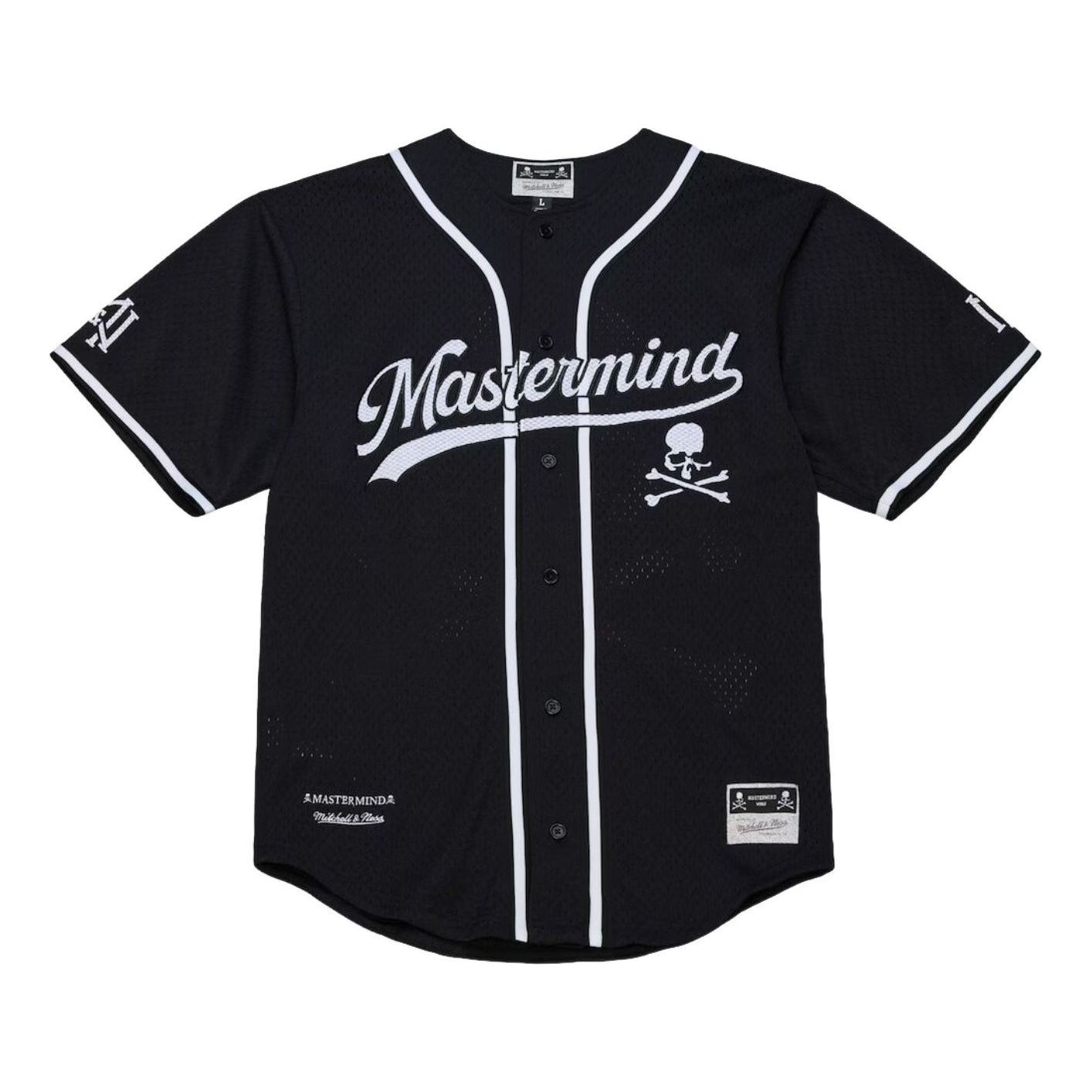 Бейсбольная майка Mitchell & Ness x Mastermind, черная
Бейсбольная майка Mitchell & Ness x Mastermind, черная