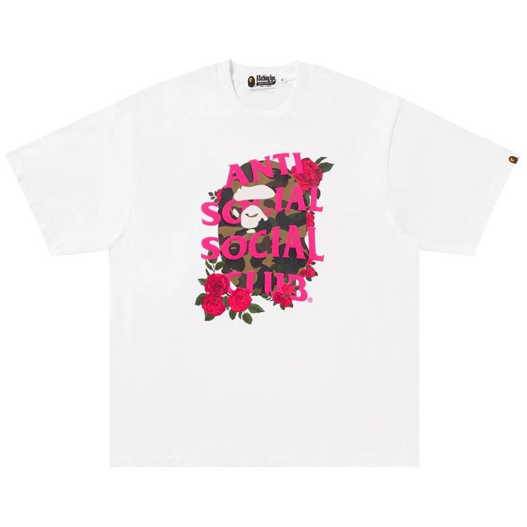 Футболка BAPE x Anti Social Social Club Tee #1, White 
Футболка BAPE x Anti Social Social Club Tee #1, White