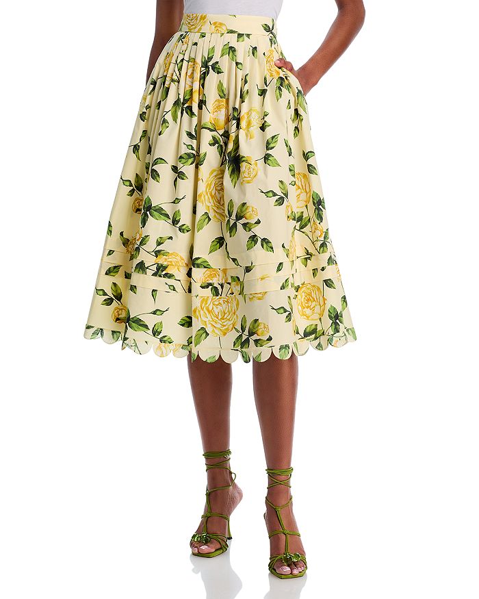 Юбка с отделкой гребешками «Английские розы» Oscar de la Renta, желтый
Юбка с отделкой гребешками «Английские розы» Oscar de la Renta, желтый
